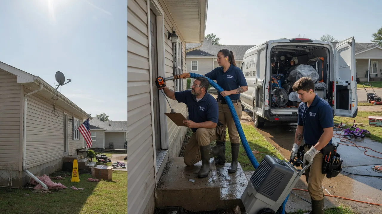 Ceiling Water Damage Restoration in Herod, IL near me